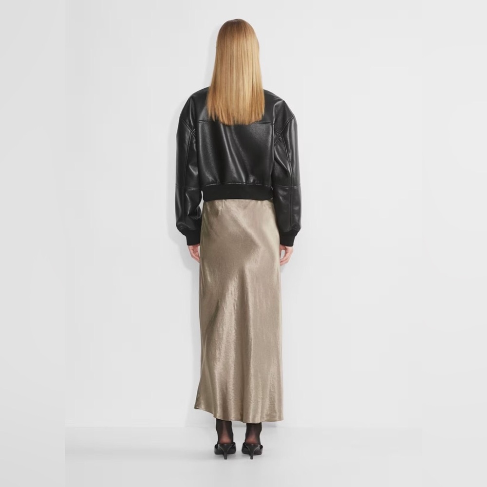 Aritzia Babaton Slip Satin Maxi Skirt - Picture 2 of 8